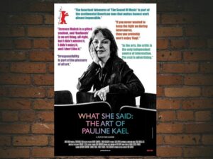-What She Said The Art Of Pauline Kael (2018)-<br>The Original Movie