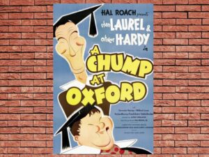 -A Chump At Oxford (1939)-<br>The Original Movie